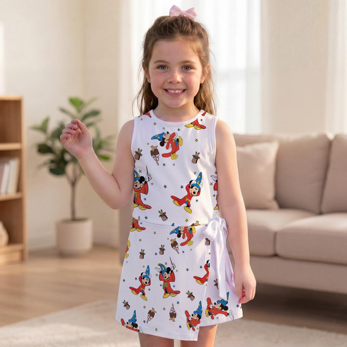Fantasia Mickey Mouse Women Dress, Walt Disney Sorcerer Mickey Tennis Dress, Magic Kingdom Vacation Outfit
