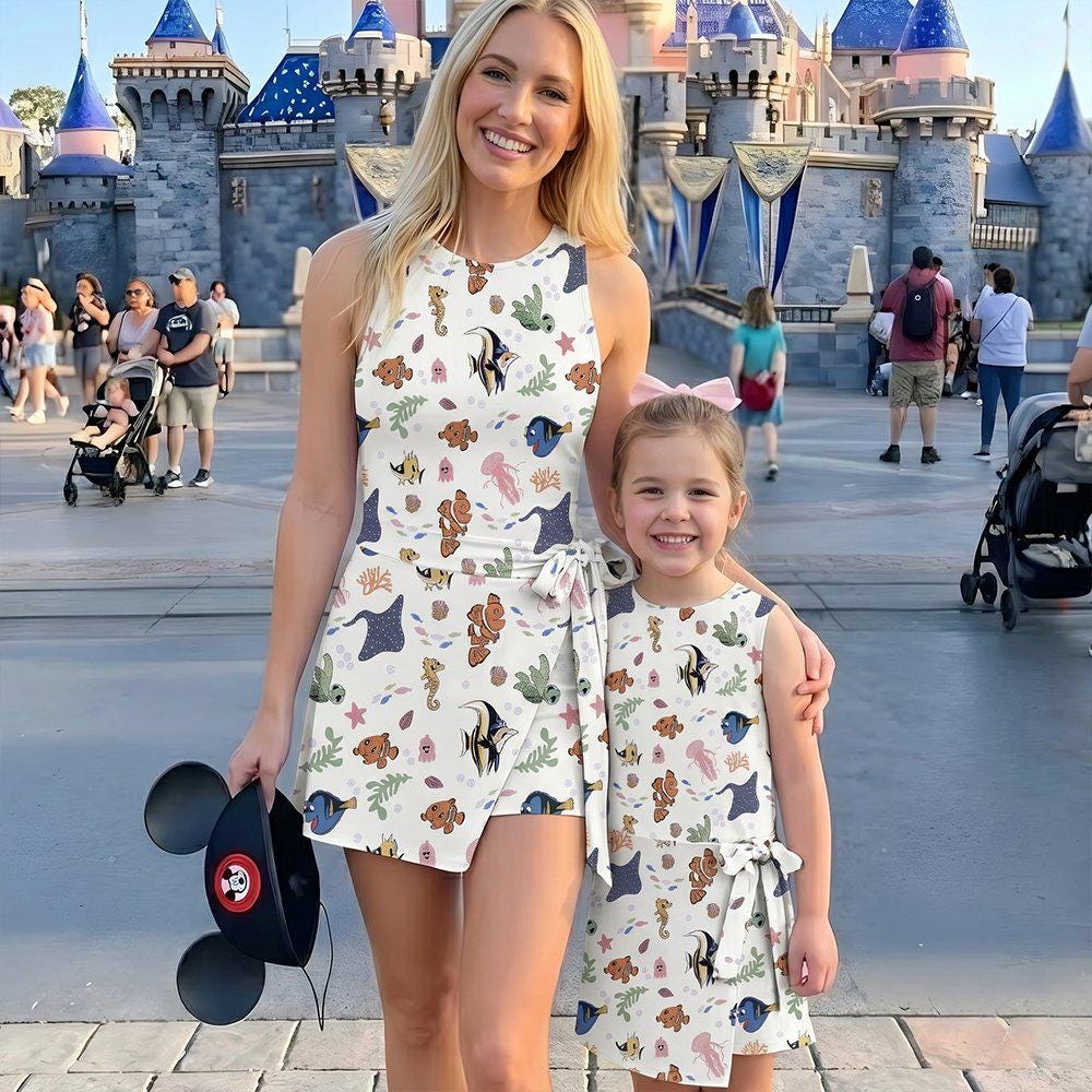 Mommy and Me Finding Nemo Tennis Dress, Disney Dory Nemo Girls Dress