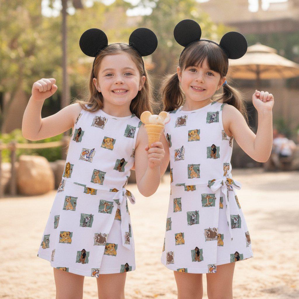 The Lion King Characters Tennis Dress, Simba Scar Pumbaa Timon Activewear, Disney Animal Lover