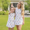 Watercolor Hummingbird Tennis Dress, Colorful Bird Print Activewear, Hummingbird Lover Gift
