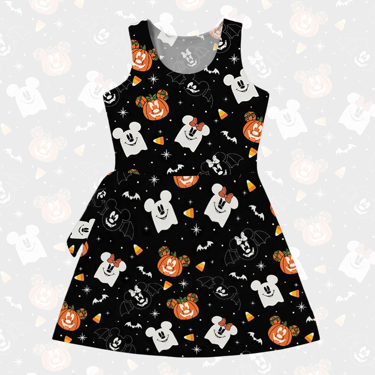 Disney Halloween Tennis Dress, Mickey and Friends Pumpkin Matching Outfits, Mother Spooky Dress, Halloween Town Activewear Set, Disney Ghost