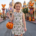 Nightmare Before Christmas Tennis Dress, Spooky Oogie Boogie Jack Skellington Skort Dress