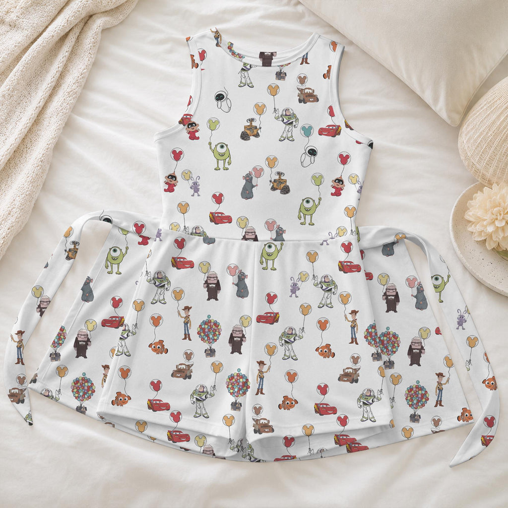 Pixar Characters Tennis Dress, McQueen Buzz Activewear, Mickey Balloon Girls Skort, Magical Trip Outfit