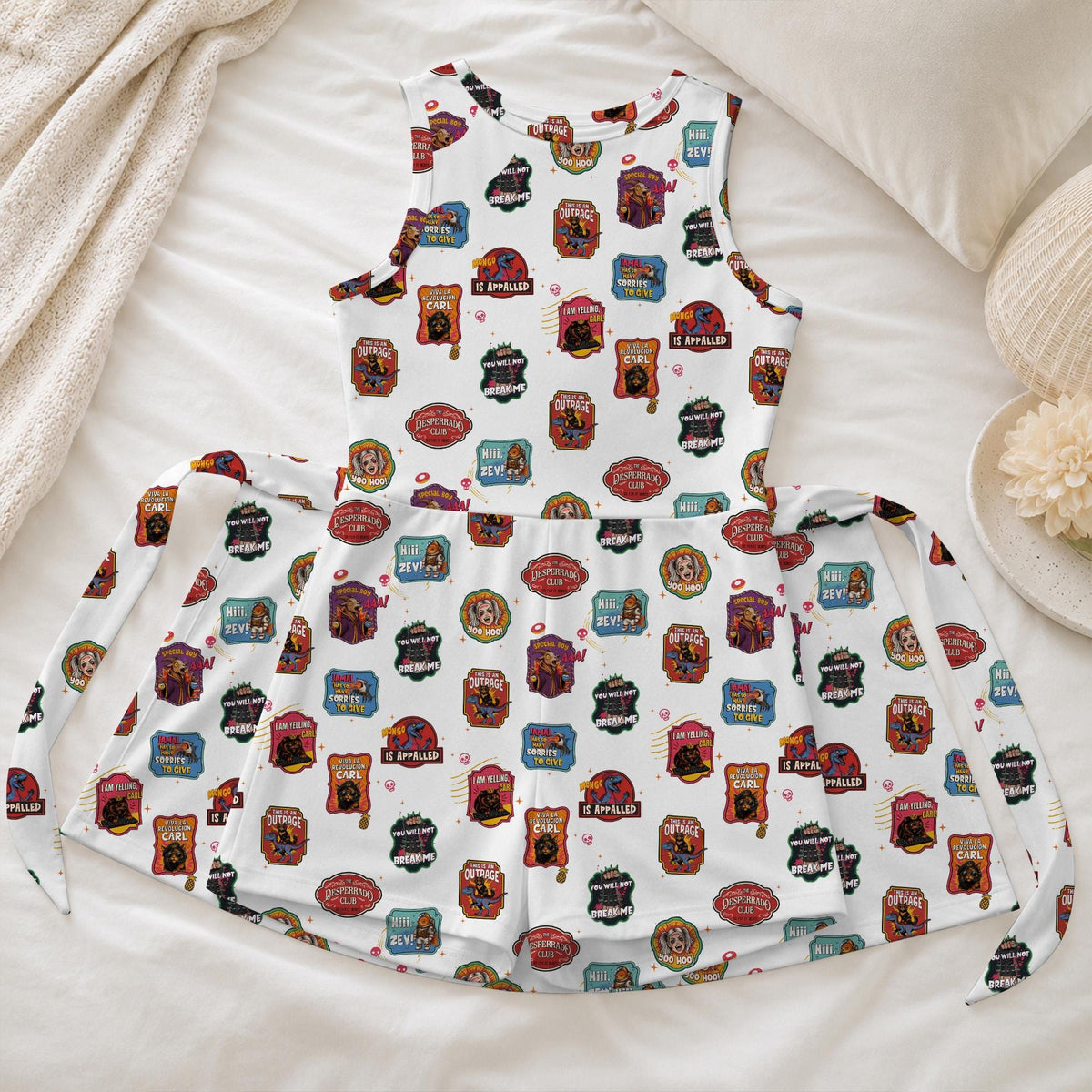 Mongo Is Appalled Tennis Dress, Dungeon Crawler Carl Activewear, Princess Donut Geeky Matching Skirt