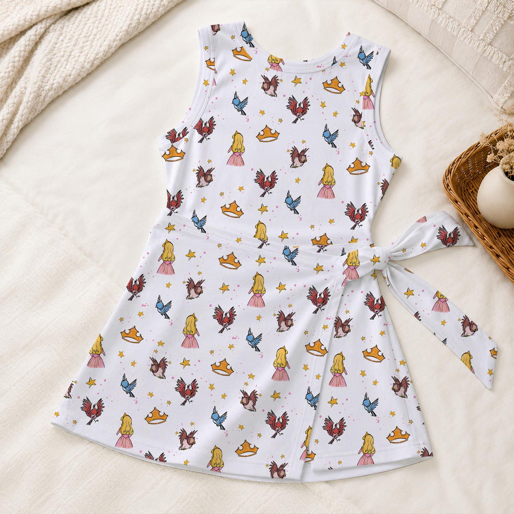 Princess Aurora Sleeping Beauty Tennis Dress, Briar Rose Pattern Activewear, Magic Kingdom Matching Skirt