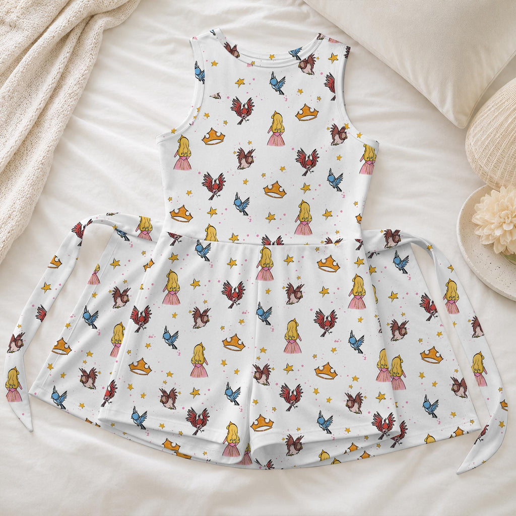 Princess Aurora Sleeping Beauty Tennis Dress, Briar Rose Pattern Activewear, Magic Kingdom Matching Skirt