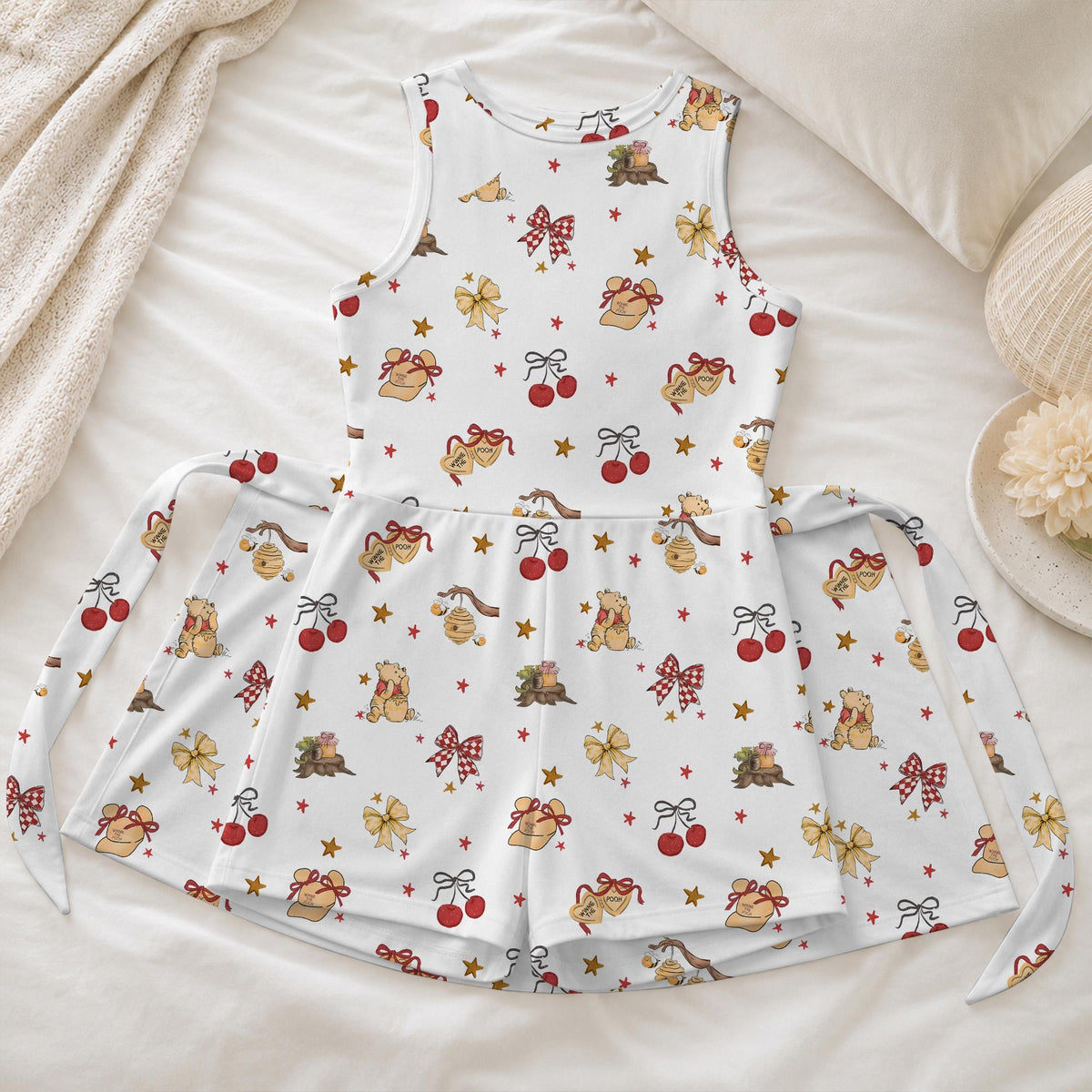 Winnie the Pooh Tennis Dress, Pooh Bear Beehive Activewear, Magical Kingdom Matching Outfits