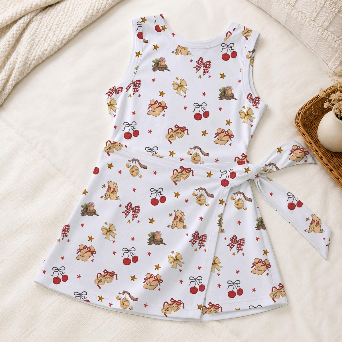 Winnie the Pooh Tennis Dress, Pooh Bear Beehive Activewear, Magical Kingdom Matching Outfits