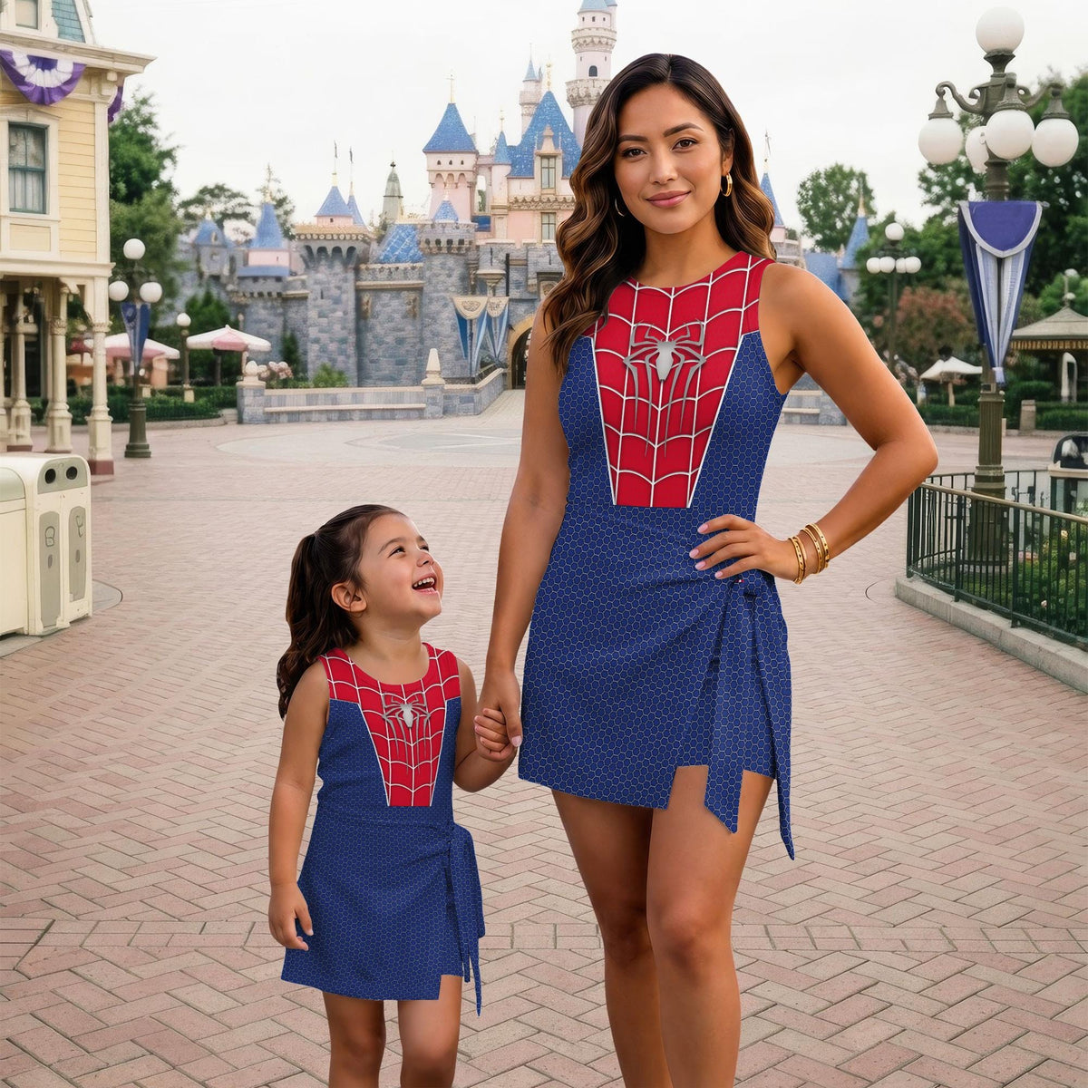 Halloween Spider Man Tennis Dress Skirt, Spiderman Superhero Cosplay Dress, Superhero Costume Outfit, Halloween Party Girls Trip Dress
