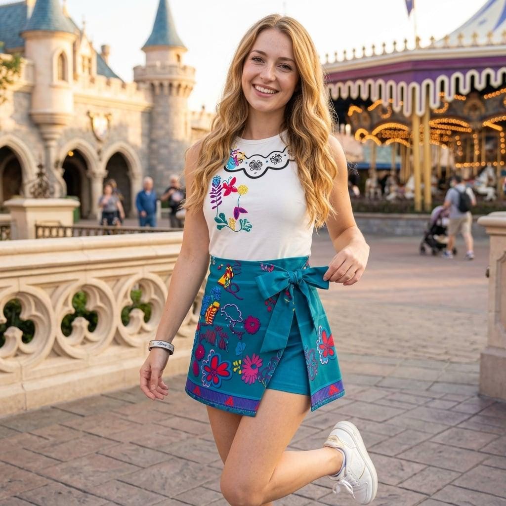 Mirabel Costume Tennis Dress, Mirabel Dress, Summer Trip Outfit, Cosplay Dress Mirabel