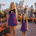 Halloween Evil Queen Costume Wrap Skort Dress, Villain Cosplay Outfit, Snow White Dress, Evil Queen Halloween Tennis Dress, Mom and Daughter