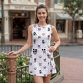 Halloween Mickey Friends Tennis Dress, Spooky Mickey Minnie Activewear, Donald Goofy Costume Pattern Skirt For Pumpkin Season