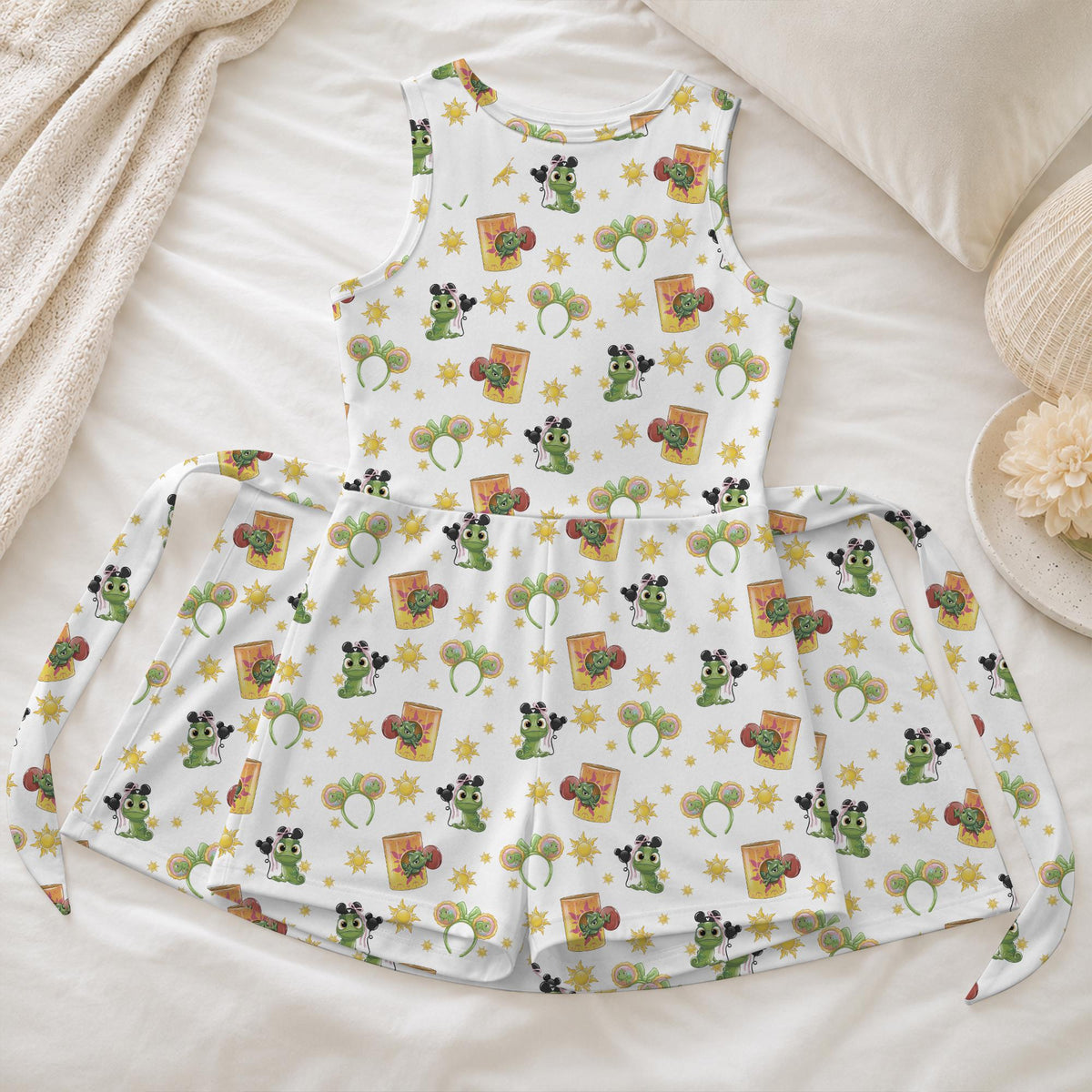 Tangled Pascal Tennis Dress, Rapunzel Pascal Lantern Character Activewear, Mickey Ear Balloon Kids Skirt