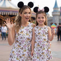 Mickey Friends Summer Beach Tennis Dress, Minnie Daisy Swimming Pattern Activewear, Magical Kingdom Summer Vacation Skirt