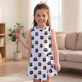Zootopia Police Officers Pattern Tennis Dress, Judy Hopps Nick Wilde Police Badge Activewear, Animals Kingdom Matching Skirt