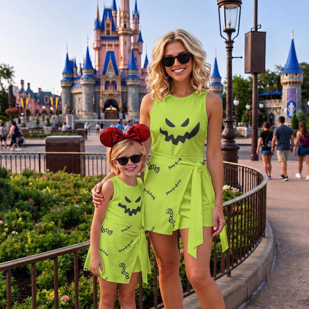 Oogie Boogie Halloween Tennis Dress, Let's Oogie Boogie Costume Dress Skirt, Oogie Boogie Bash Halloween Party Women Outfit Gift for her