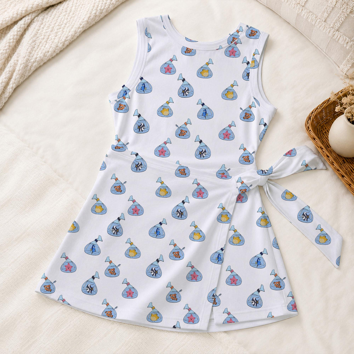 Nemo and Friends Tennis Dress, Nemo Tank Gang In Baggies Activewear, Magical Kingdom Matching Outfit