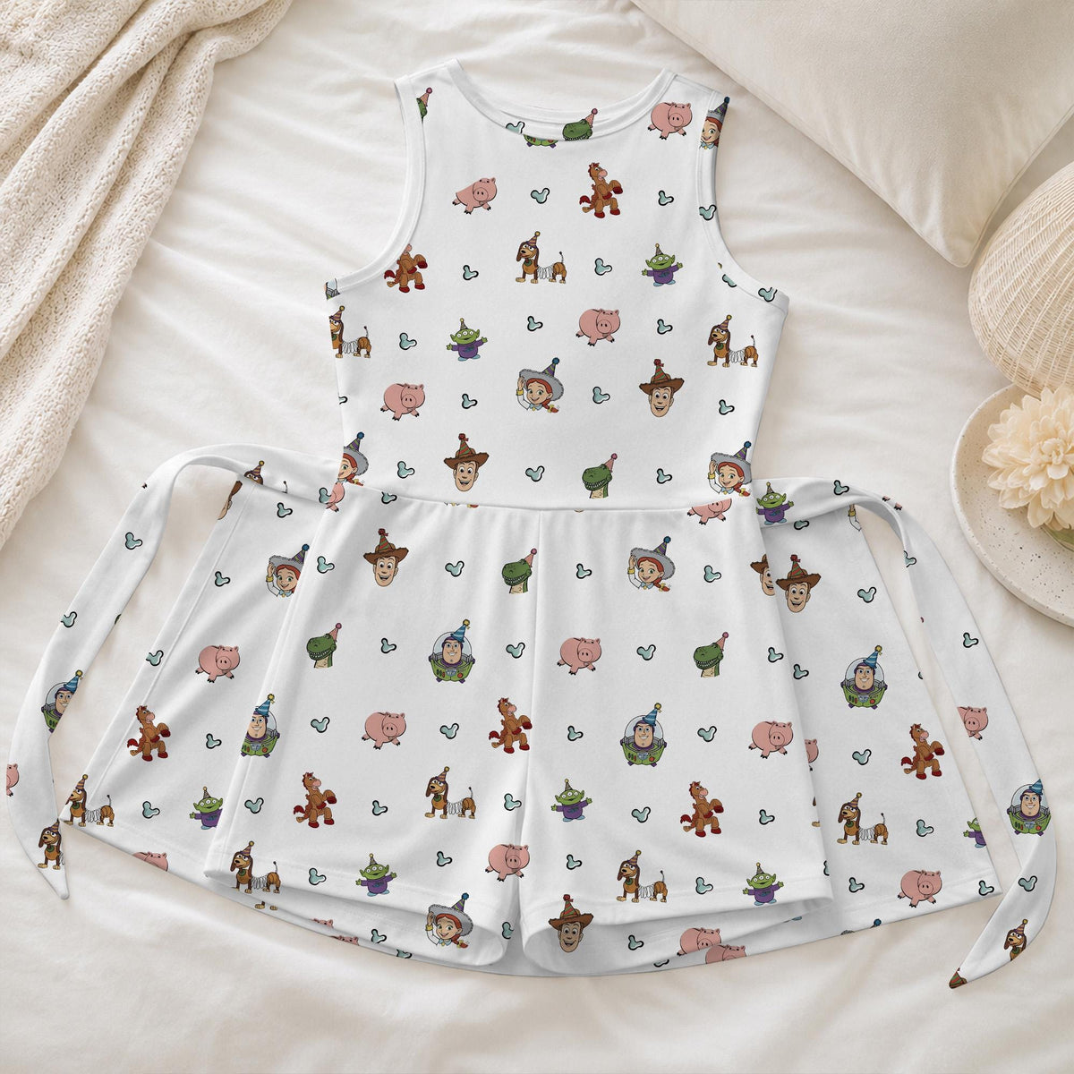 Toy Story Characters Birthday Tennis Dress, Woody Buzz Lightyear Jessie Activewear, Pixar TS5 Matching Skirt