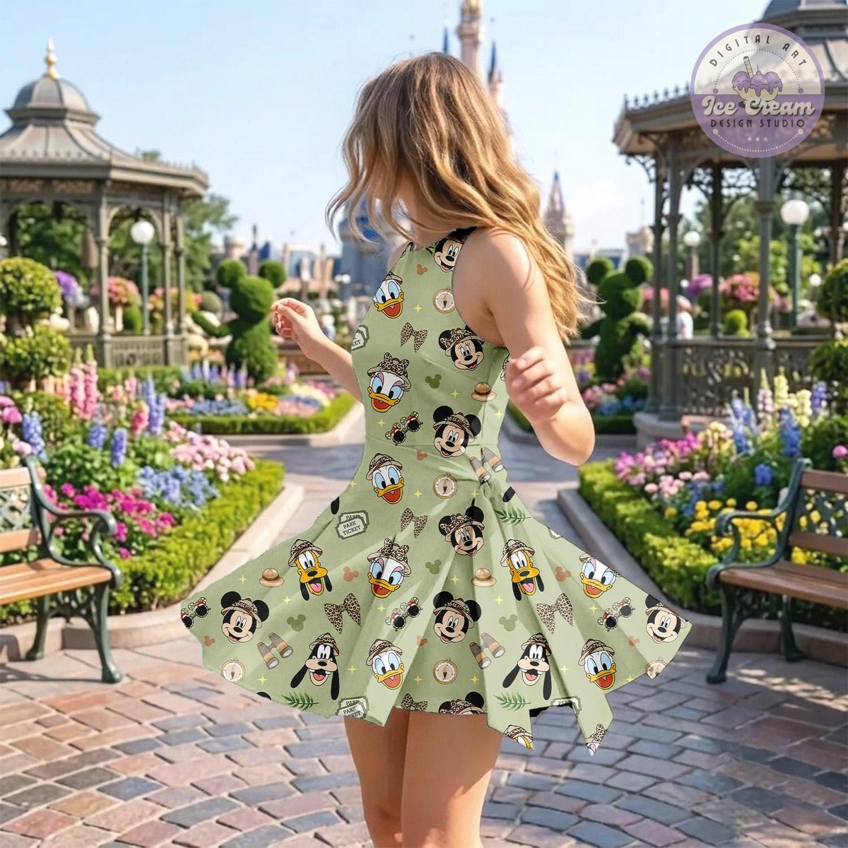 Disney Animal Kingdom Tennis Dress, Disney Safari Mickey And Friends Dress, Leopard Minnie Tennis Dress Skirt, Disney Girls Trip Outfit