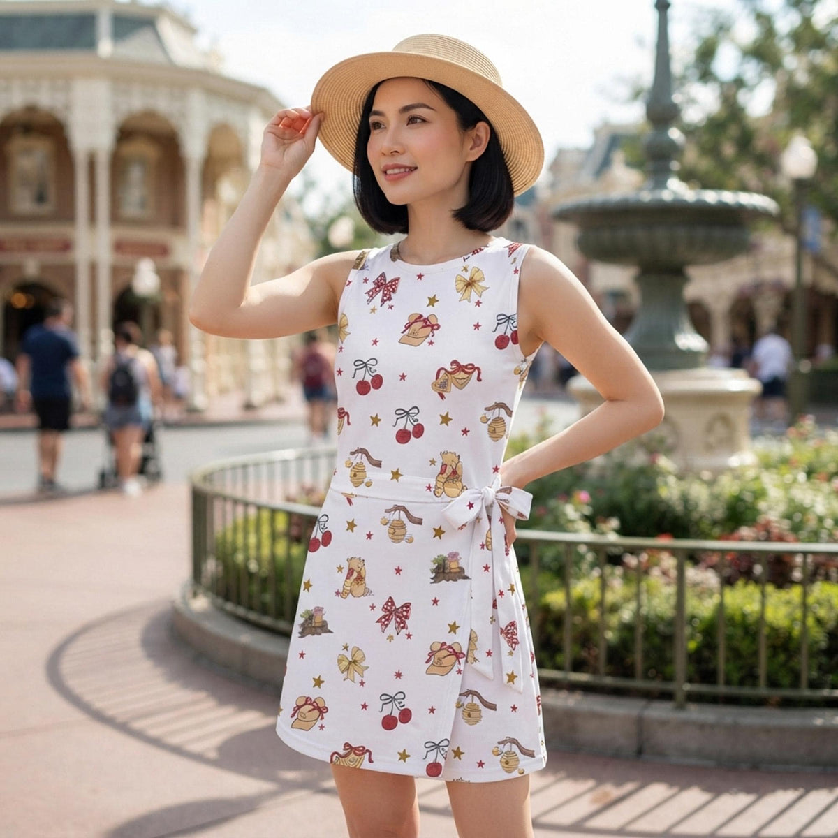 Winnie the Pooh Tennis Dress, Pooh Bear Beehive Activewear, Magical Kingdom Matching Outfits