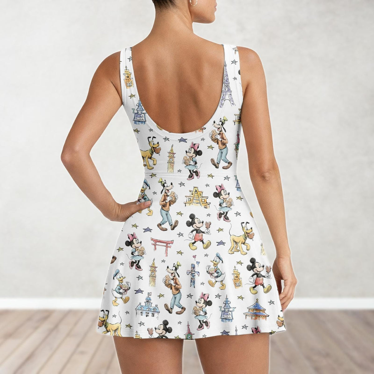 Mickey And Friends Disney Epcot Tennis Skirt Dress, Epcot World Tour Dress, Disneyland Family Trip, Snacks Drinking Around The World