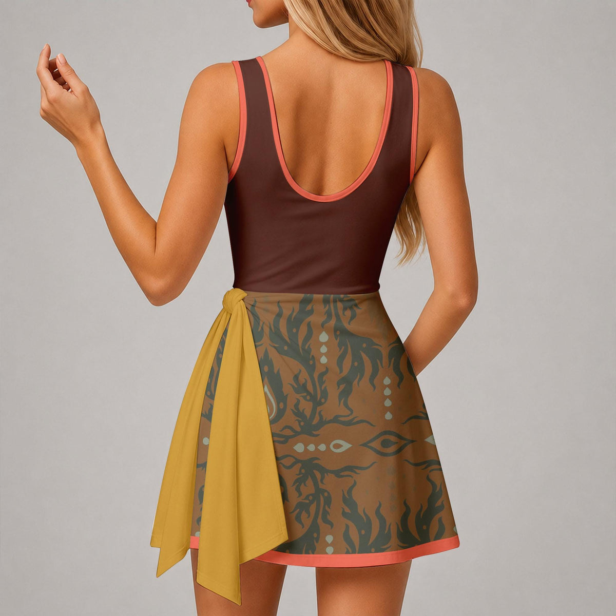 Inspired Raya Princess Tennis Dress, Disney The Last Dragon Athletic Skort Disneyland Pleated Skirt Theme Park Running Magic Kingdom Wear