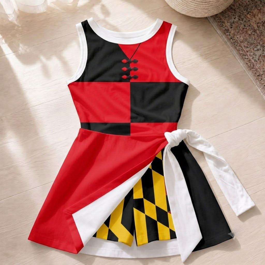 Disney Queen Of Hearts Costume Tennis Dress Skirt, Disney Villain Cosplay Dress, Disney Halloween Outfit, Alice in Wonderland Inspired Dress