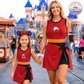 Disney The Incredibles Tennis Dress, Parr Family Superhero Elastigirl Jack Jack Disney Girl Trip Hallooween Womens Kids Costume Dress Skirt