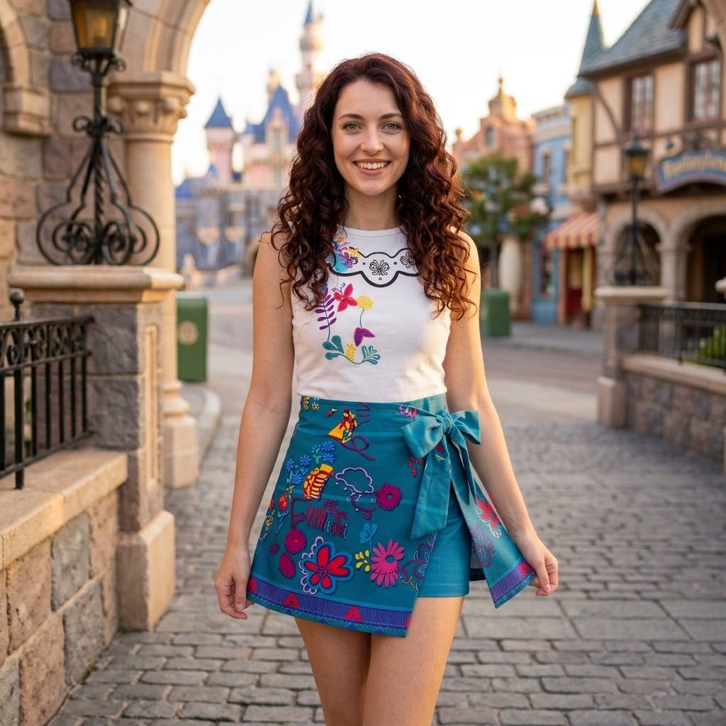 Mirabel Costume Tennis Dress, Mirabel Dress, Summer Trip Outfit, Cosplay Dress Mirabel