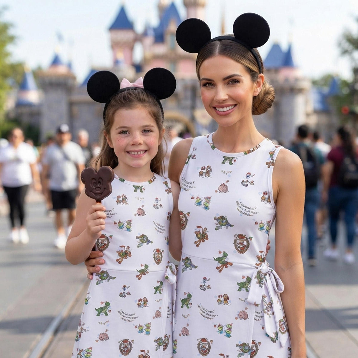 Christmas Toy Story Tennis Dress, Noel Woody Buzz Alien Pattern Skirt, You've Got A Friend In Me Activewear