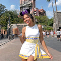 Mrs. Potts Beauty And The Beast Tennis Dress, Belle Princess Costume Dress Skirt, WDW Disneyland Gift for her, Mrs. Teapot Dress Skirt