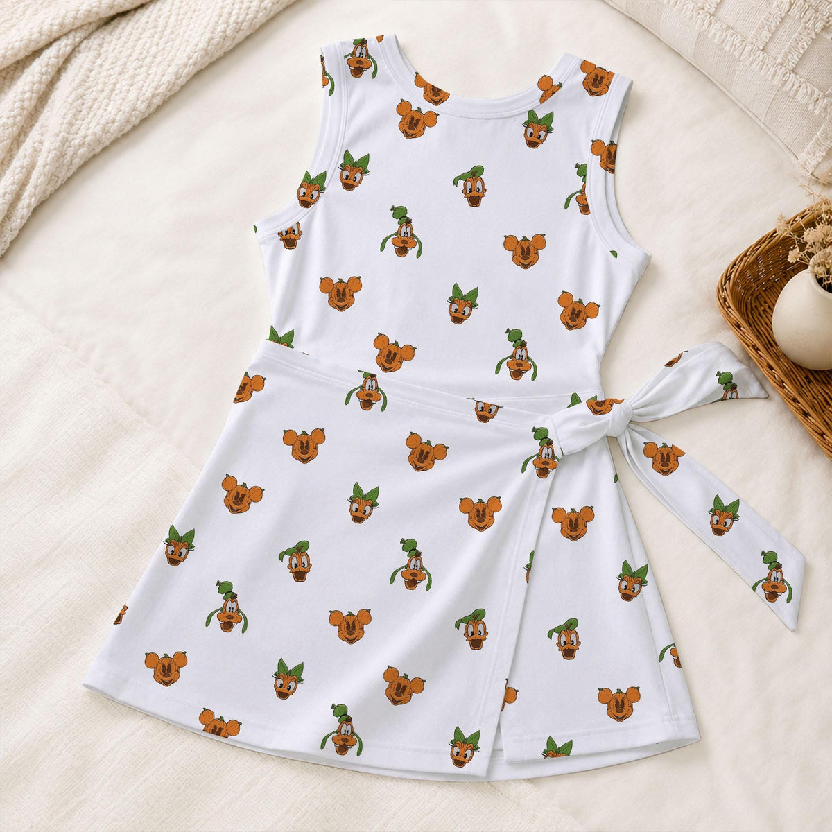Mickey Friends Pumpkin Head Tennis Dress, Spooky Minnie Daisy Activewear, Goody Donald Trick or Treat Skirt