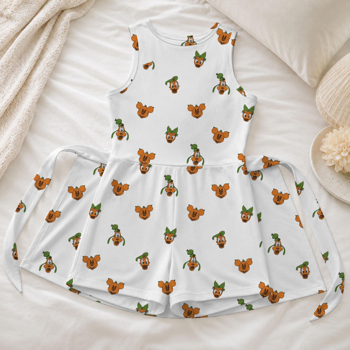 Mickey Friends Pumpkin Head Tennis Dress, Spooky Minnie Daisy Activewear, Goody Donald Trick or Treat Skirt