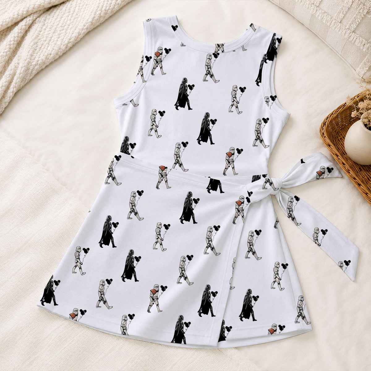 Star Wars Darth Vader Mickey Balloon Tennis Dress, Stormtrooper At Magical Kingdom Activewear, Galactic Empire Matching Skort