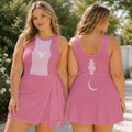 Halloween Angel Costume Tennis Dress, Spooky Lilo n Stitch Cosplay Skirt, Matching Stitch n Angel Skort