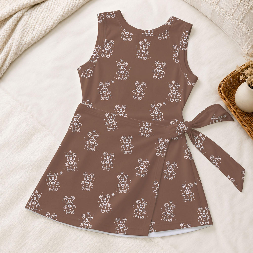 Mickey Gingerbread Cookies Christmas Tennis Dress, Mouse Ears Holiday Activewear, Magical Kingdom Trip Matching Skirt