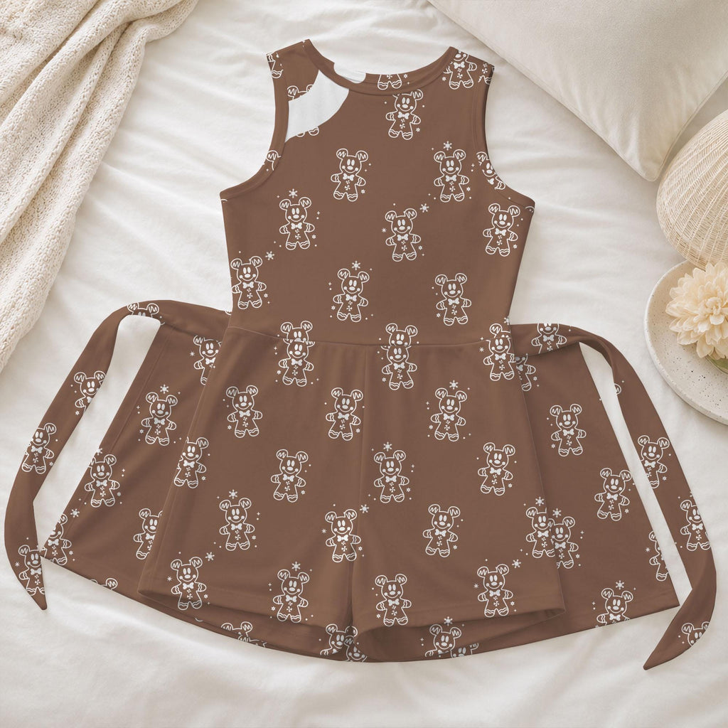 Mickey Gingerbread Cookies Christmas Tennis Dress, Mouse Ears Holiday Activewear, Magical Kingdom Trip Matching Skirt