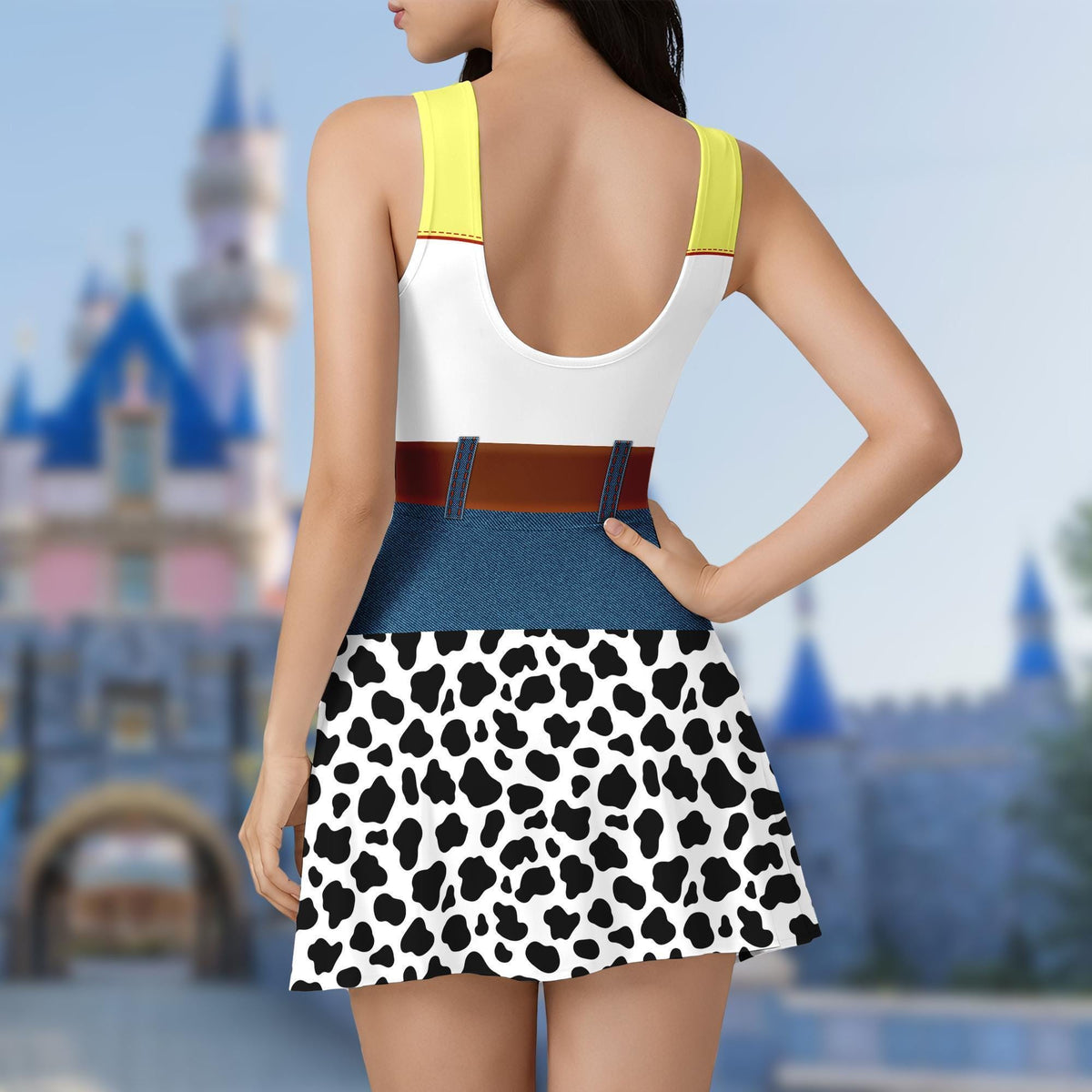 Jessie Toy Story Dress Skirt, Toy Story Halloween Costume Cosplay, Cowgirl Costume Dress, Toy Story Dress for Women, Magic Kingdom Dress