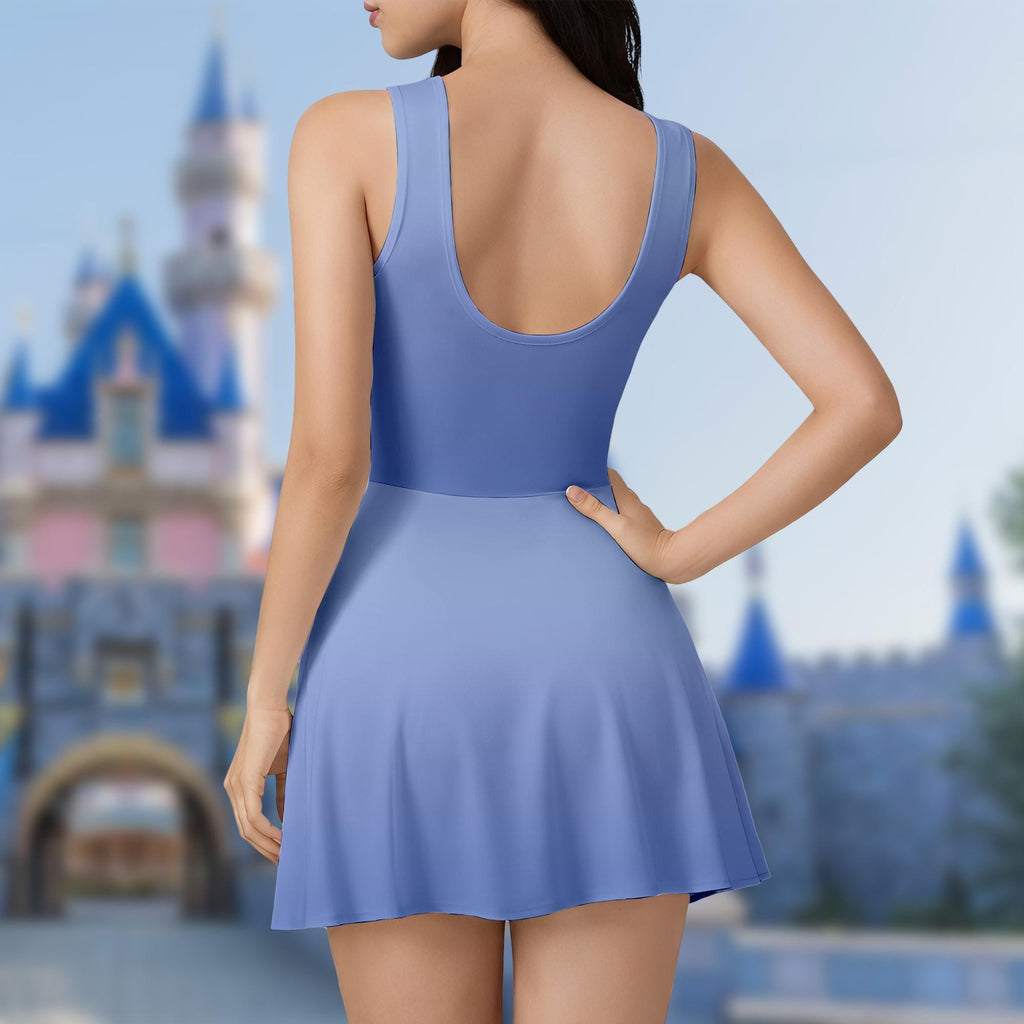 Fairy Godmother Dress Skirt, Cinderella Halloween Costume Cosplay, Fairy Godmother Dress for Women, WDW Cinderella Wrap Skort Dress Outfits