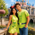 The Princess and the Frog Costume, Prince Naveen Halloween Cosplay, Tiana Princess Dress Skirt, Tiana & Prince Naveen Couple Costume Outfits