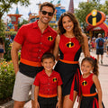 Incredibles Family Cosplay Outfit, Hero Dad And Son Shirt, Superhero Family Vacation Dress, Theme Park Matching Outfit, Halloween Gift