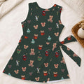 Mickey Gingerbread Tennis Dress, Christmas Mouse Ears Snack Activewear, Magical Kingdom Trip Skirt