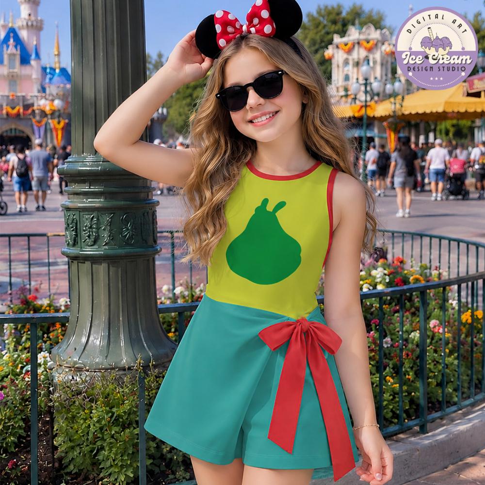 Disney A Bug's Life Tennis Dress, Flik Princess Atta A Bug's Land, Bug Lovers Disney Girl Trip Hallooween Womens Kids Costume Dress Skirt