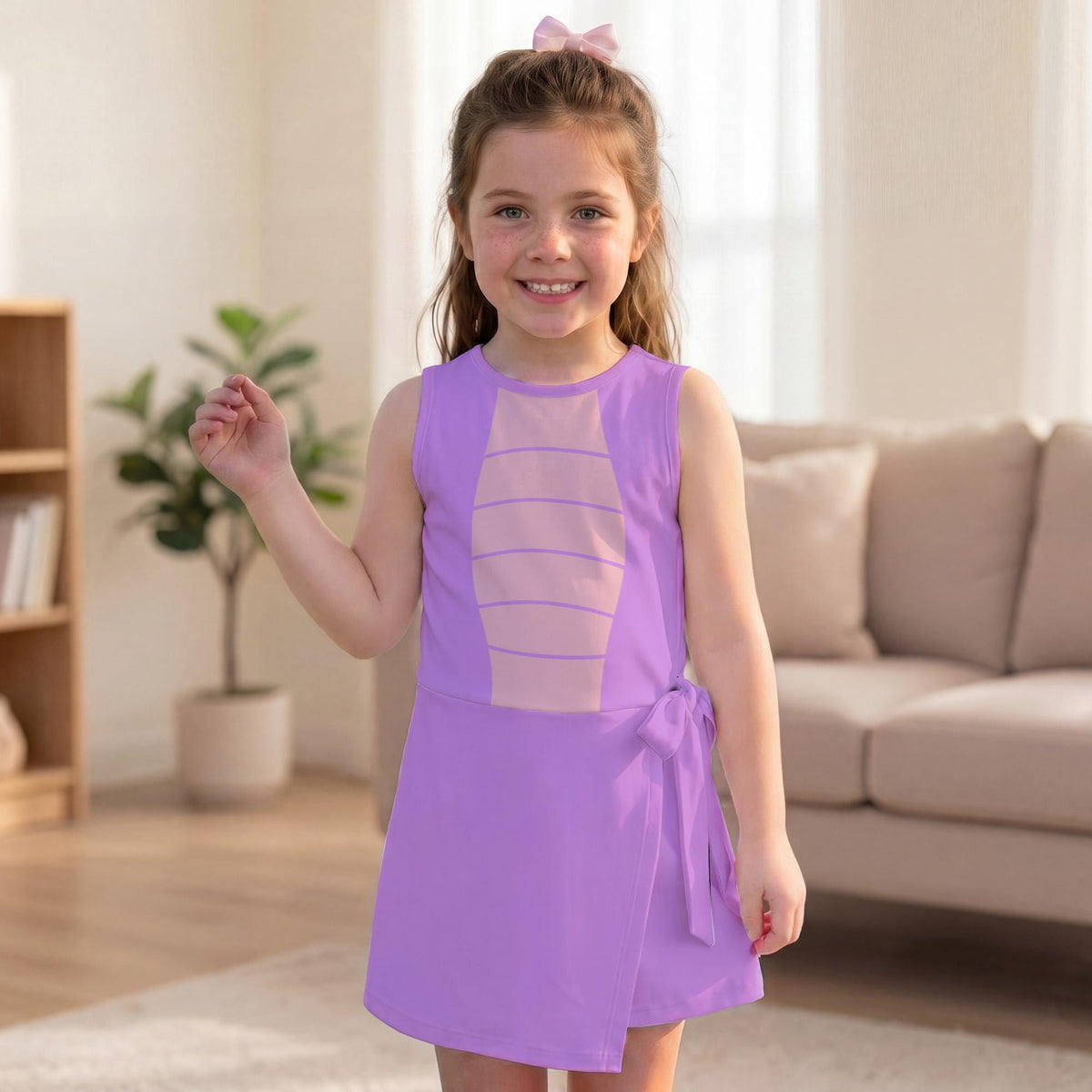 Magical Figment Halloween Costume Tennis Dress, EPCOT Dragon Cosplay Activewear, Spooky Figment Fall Skirt