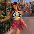 Inspired Woody Tennis Dress, Disney Toy Story Athletic Skort Pixar Toy Story 5 Dress Outfit Disneyland Pleated Skirt
