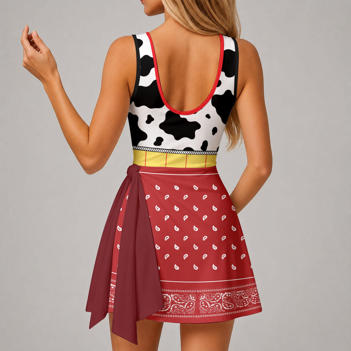 Inspired Woody Tennis Dress, Disney Toy Story Athletic Skort Pixar Toy Story 5 Dress Outfit Disneyland Pleated Skirt