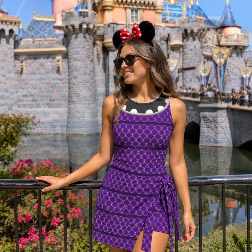 Halloween Boo Monster Inc Wrap Skort Dress, Boo Monster Inc Dress, WDW Halloween Outfit, Halloween Party 2026 Girls' Trip Dress