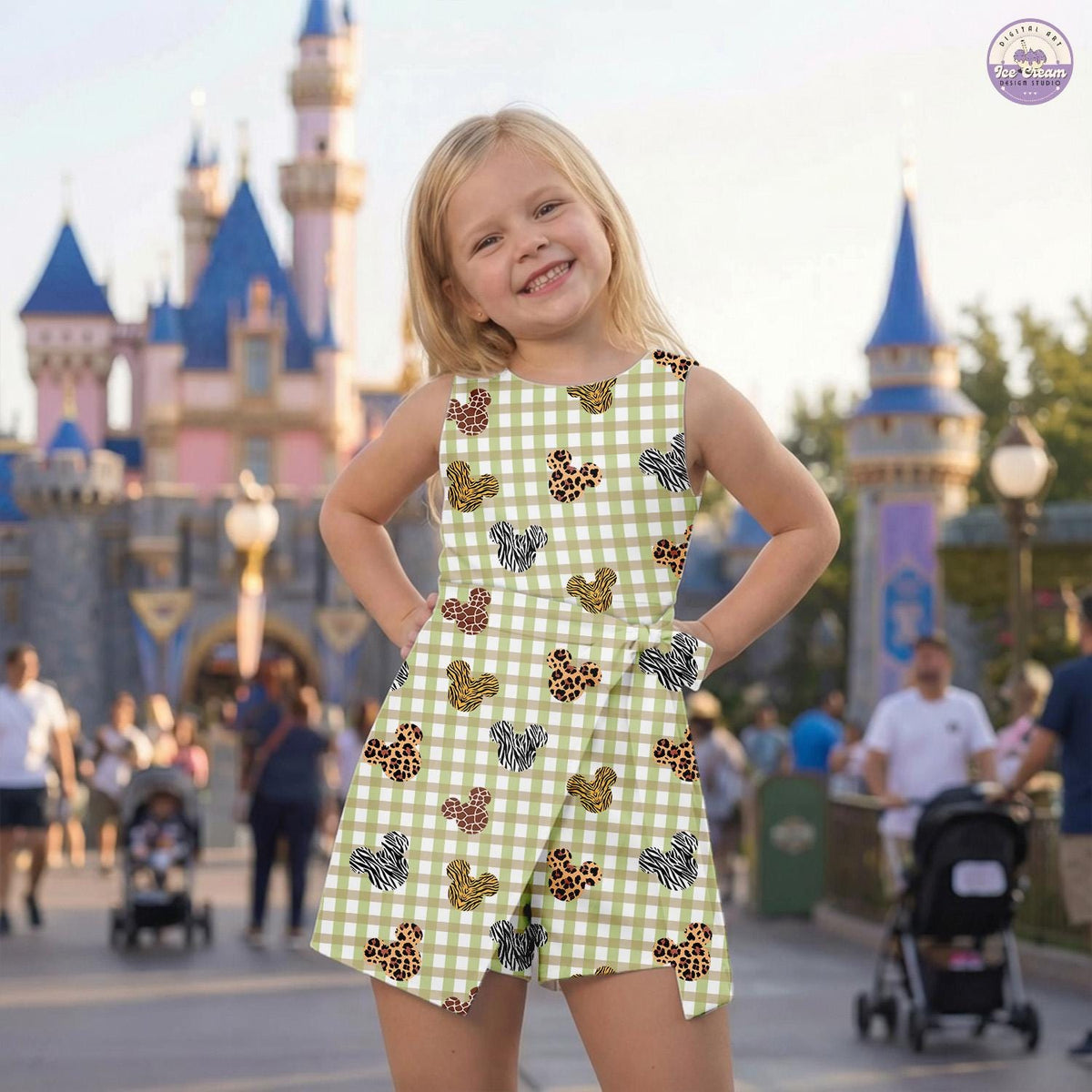 Disney Leopard Mickey Heads Animal Kingdom Tennis Dress, Disney Safari Let's Get Wild Skort, WDW Vacation Trip Women's Skort Dress