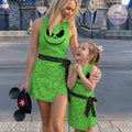 Oogie Boogie Bash Halloween Tennis Dress, Womens Kids Costume Dress Skirt, WDW Disneyland Halloween Trip Women Outfit Gift for her