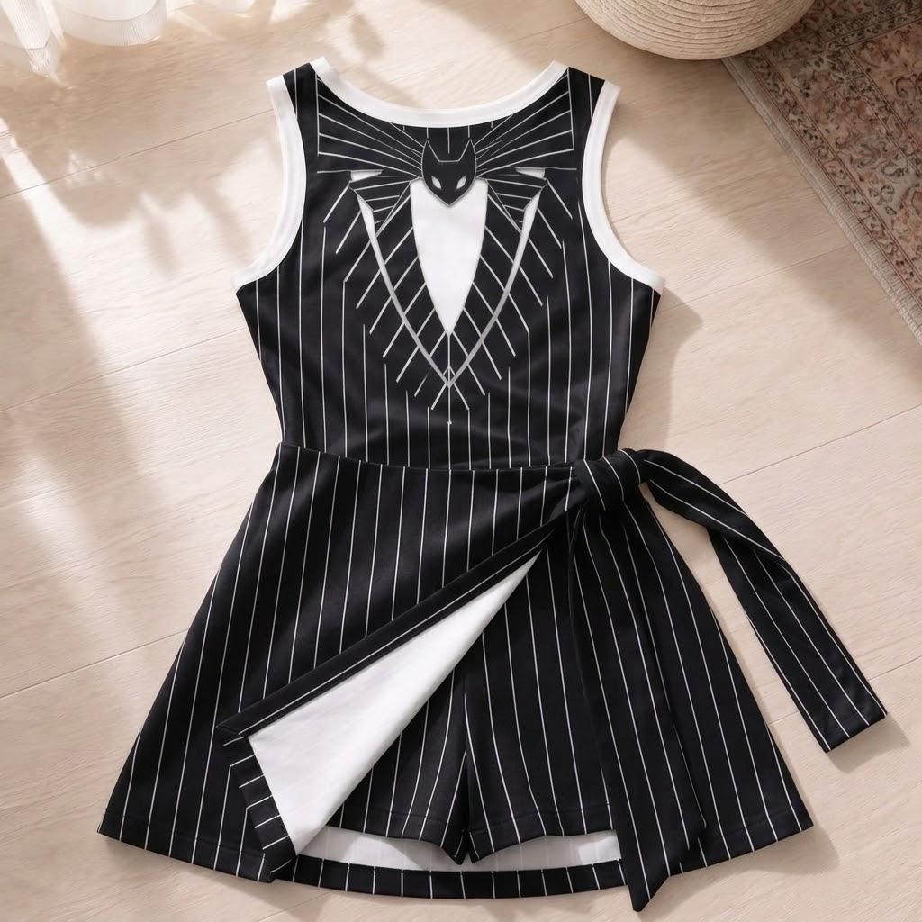 Halloween Jack Skelington Tennis Dress Skirt, Disney Halloween Tennis Dress, Nightmare Before Christmas Dress, Disneyland Halloween Outfits